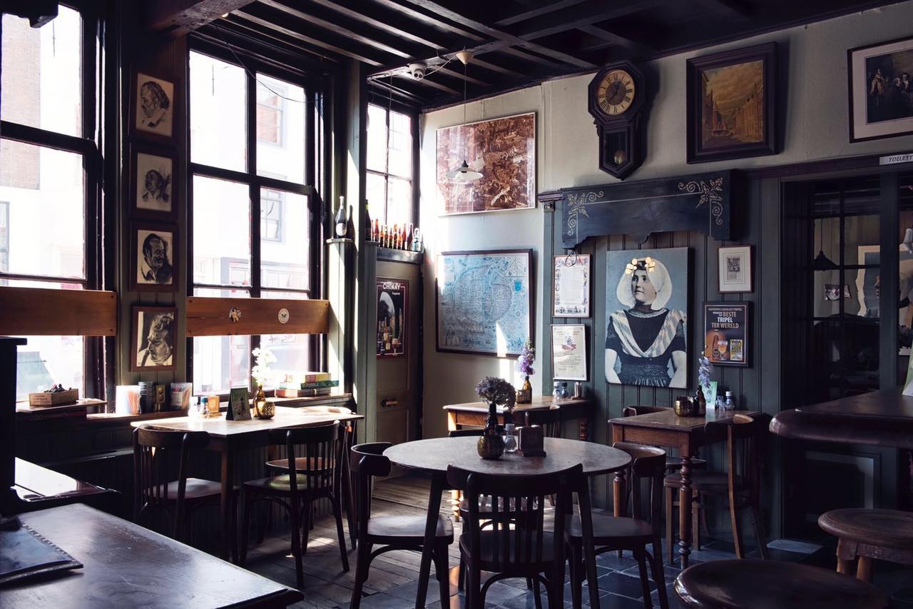 Cafe Restaurant Hotel De Mug Middelburg Bagian luar foto